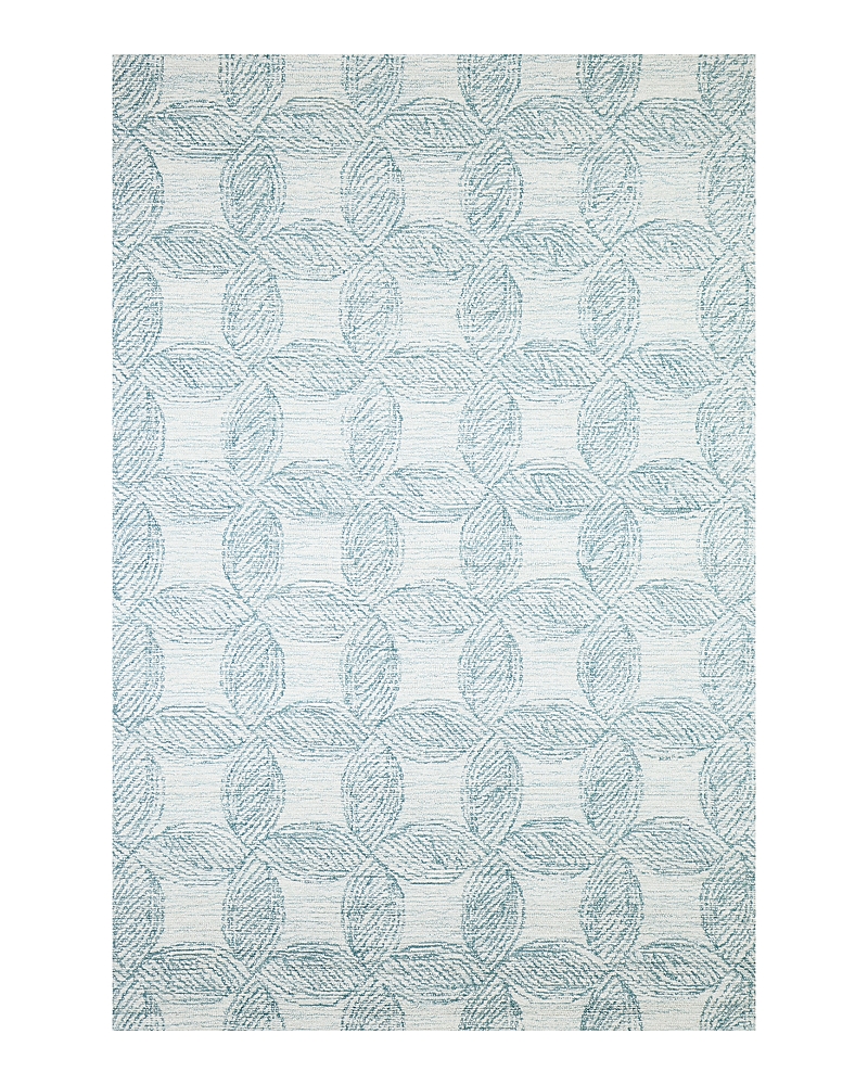 Bashian Valencia Al135 Area Rug, 5' X 7'6 In Teal/blue