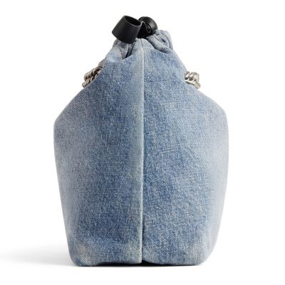 Crush Small Tote Bag Denim