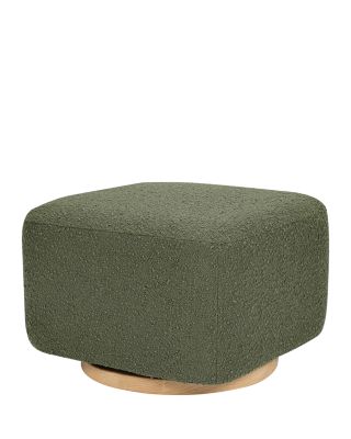 Kiwi Boucl&eacute; Gliding Ottoman