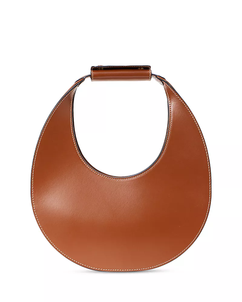 Staud Moon Leather Saddle Bag