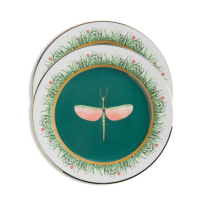 La Doublej Libellula Dessert Plates, Set Of 2