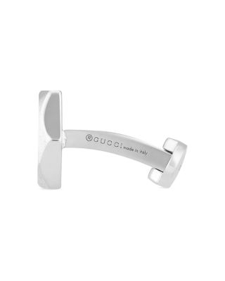 Men's Sterling Silver Trademark Hexagon Cufflinks