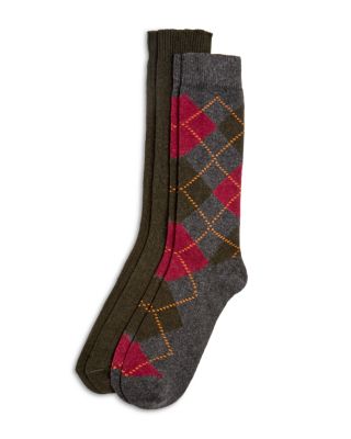 The Men's Store at Bloomingdale's - Argyle Cashmere Socks, Pack of 2 - Exclusive