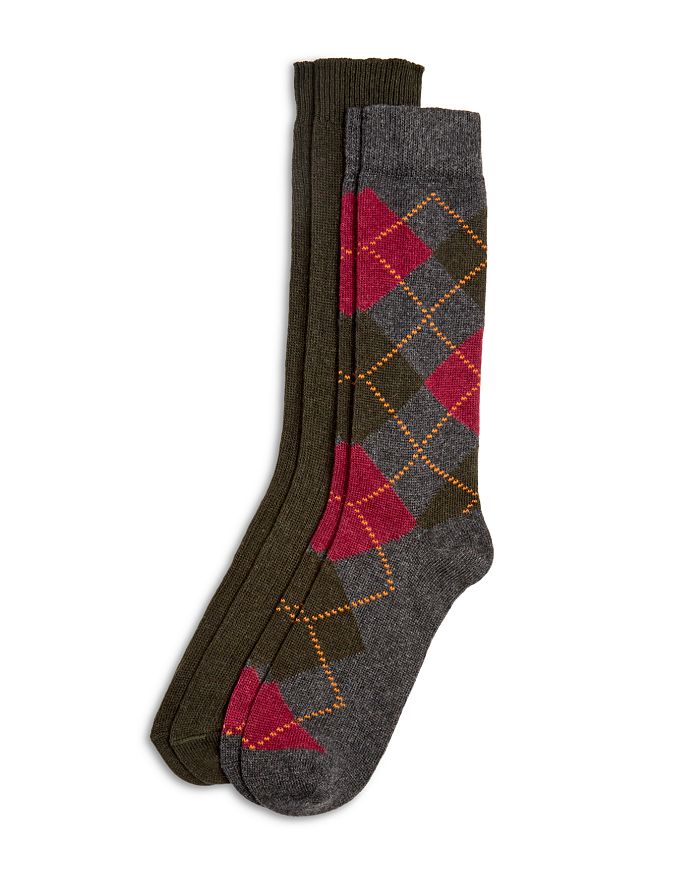 The Men's Store at Bloomingdale's Argyle Cashmere Socks, Pack of 2