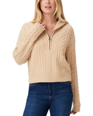 【Rプロフィール必読様♡専用】IRENE♡Mix Cable Pullover PAIGE Maylene Cable Knit Half Zip Sweater | Bloomingdale's Women