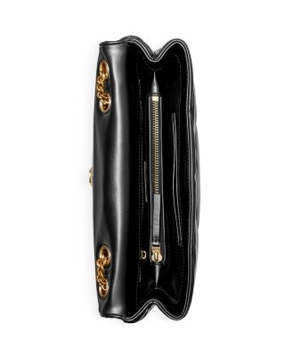 Kira Diamond Quilted Leather Convertible Shoulder Bag