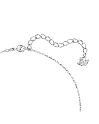 Una Mixed Cut Square Pendant Necklace, 15-17"