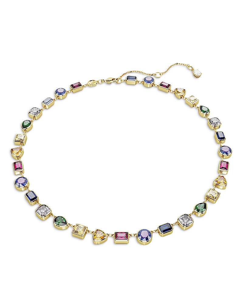 Swarovski Stilla Mixed Crystal Necklace In Multi