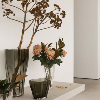 Reed Vase, Moss Green, Large