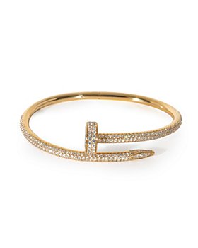 Fancy Italian 3-Row Hammered Wire Gold Bracelet in 14K White and Yellow Gold