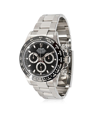 Pre-owned Rolex  Rolex Stainless Steel Daytona 116500ln, 40mm In Black/silver