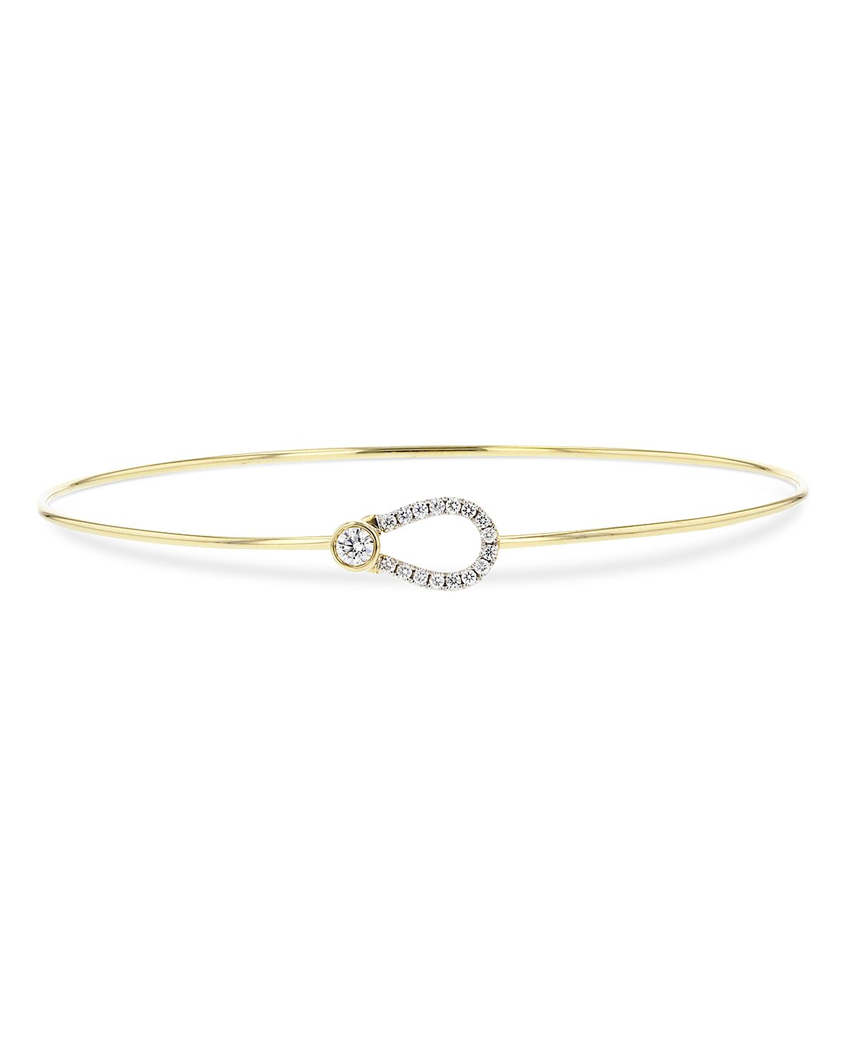 Phillips House 14K Yellow Gold Diamond Keyhole Bracelet