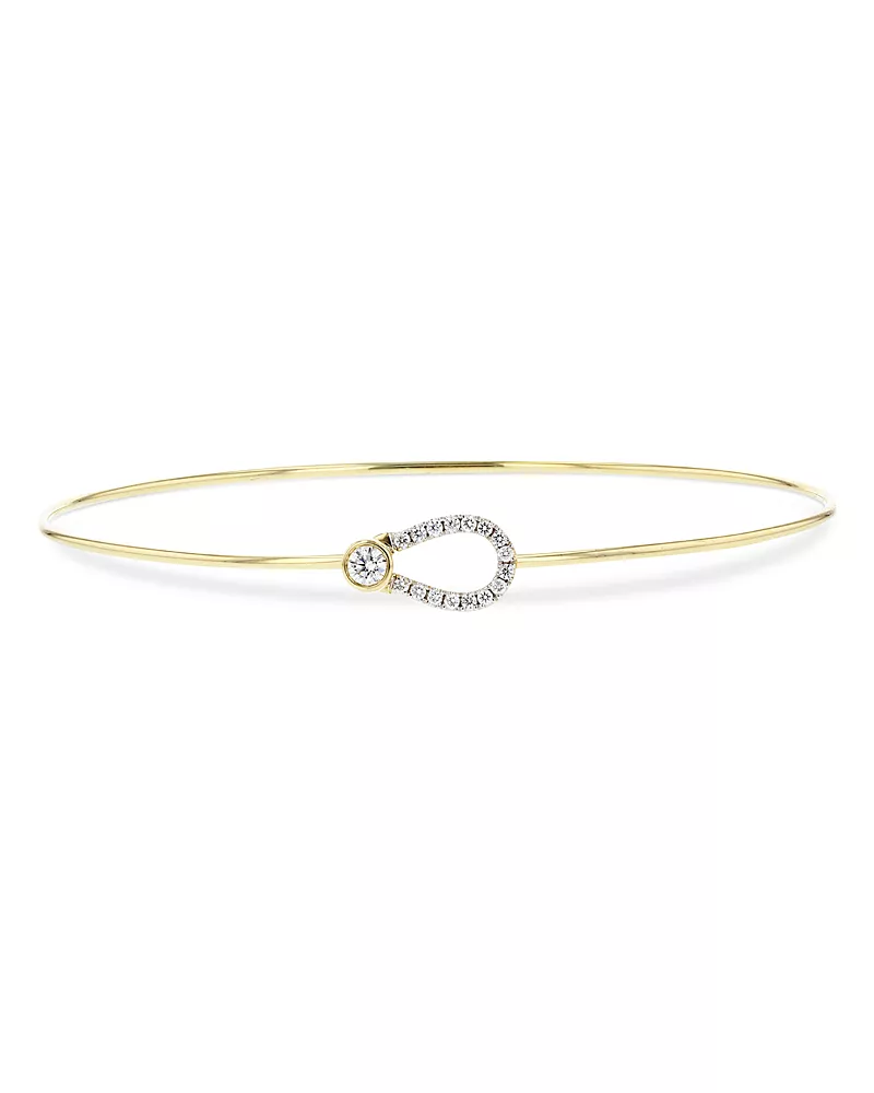 Phillips House 14K Yellow Gold Diamond Keyhole Bracelet