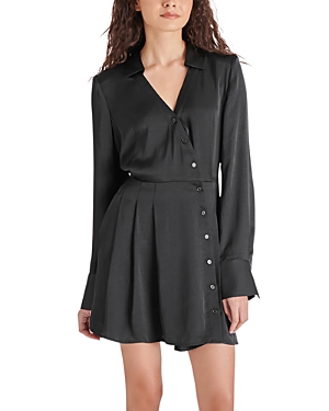 Shop Steve Madden Charlee Asymmetric Dress In Black