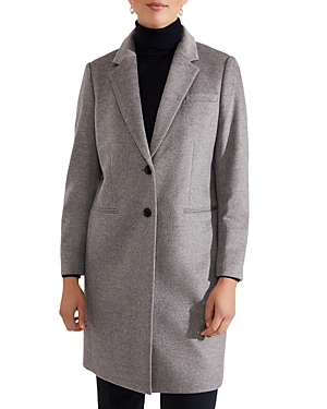 Hobbs London Tilda Coat In Grey