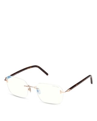 Tom Ford - Rectangular Blue Light Glasses, 54mm