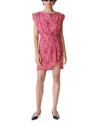 Cara Cotton Boat Neck Mini Dress