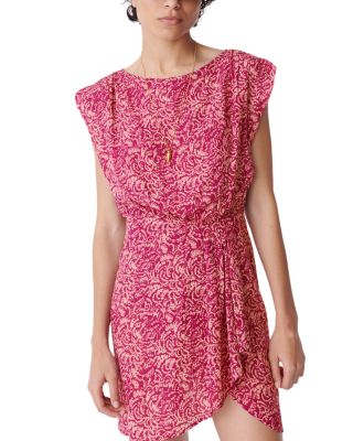 VANESSA BRUNO - Cara Cotton Boat Neck Mini Dress