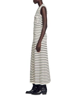 Sandro Molina Striped Knit Dress | Bloomingdale's Women