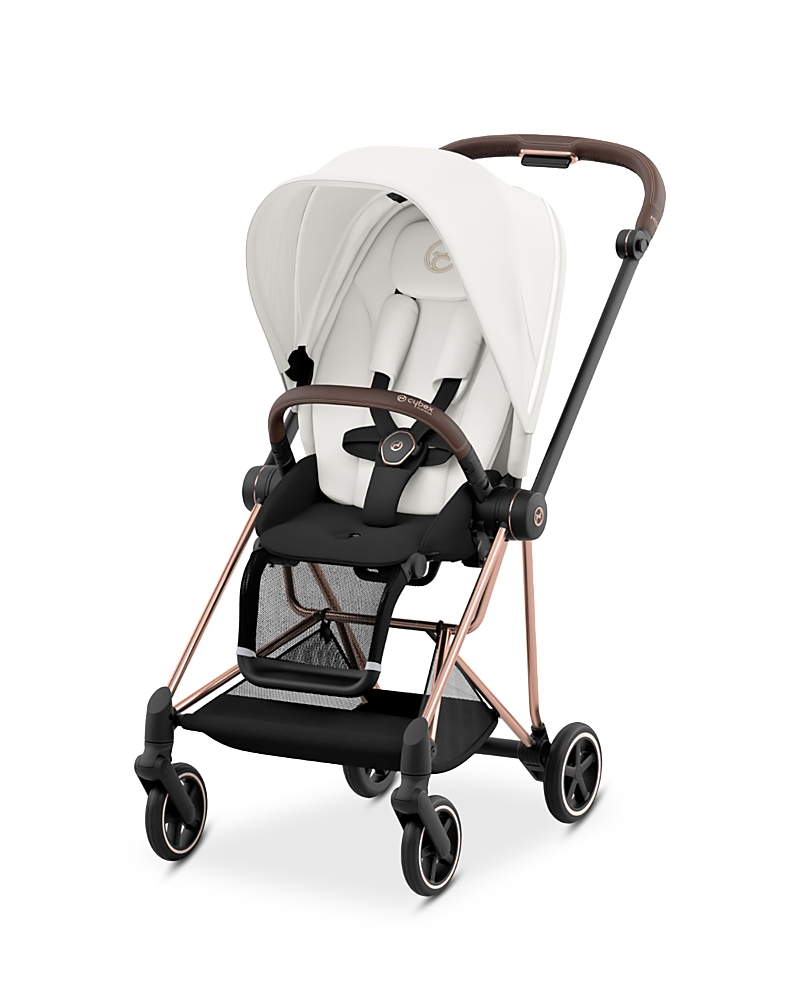 Cybex Mios 3 Compact Lightweight Stroller In Rose Gold In Rose Gold/off White