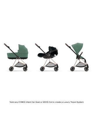 MIOS 3 Compact Lightweight Stroller in Rose Gold