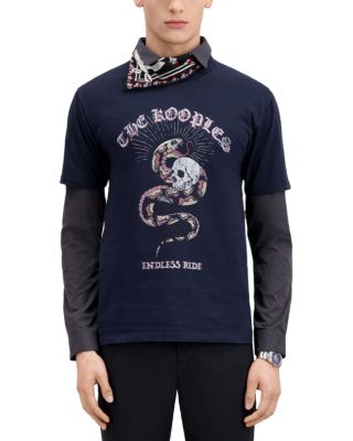 The Kooples Short Sleeve Graphic Crewneck Tee