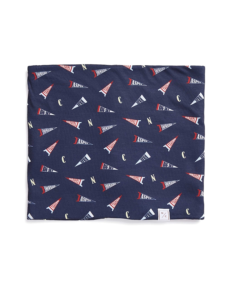 Shop Northern Classics Unisex Fleece-lined Neck Warmer - Baby, Little Kid, Big Kid In Vintage Ski Flags