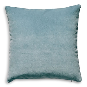 Scalamandre Torino Velvet Decorative Pillow, 22 X 22 In Bay