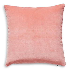 Scalamandre Torino Velvet Decorative Pillow, 22 X 22 In Blush