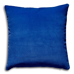 Scalamandre Torino Velvet Decorative Pillow, 22 X 22 In Cobalt