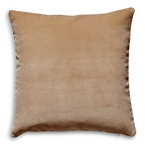 Scalamandre Torino Velvet Decorative Pillow, 22 X 22 In Doe