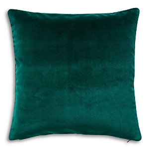 Scalamandre Torino Velvet Decorative Pillow, 22 X 22 In Emerald