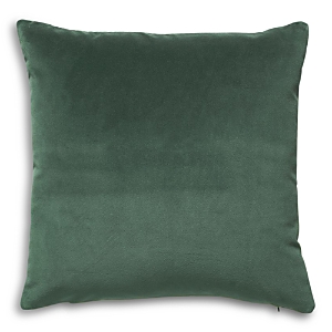 Scalamandre Torino Velvet Decorative Pillow, 22 X 22 In Evergreen