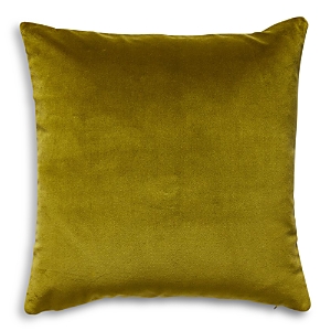 Scalamandre Torino Velvet Decorative Pillow, 22 X 22 In Moss