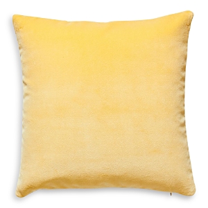 Scalamandre Torino Velvet Decorative Pillow, 22 X 22 In Sunshine