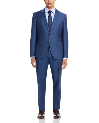 BOSS - Huge/Genius Wool Twill Slim Fit Suit