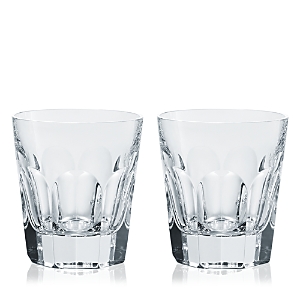 Baccarat Harcourt Triple Old Fashioned Glasses, Set Of 2 In Clear