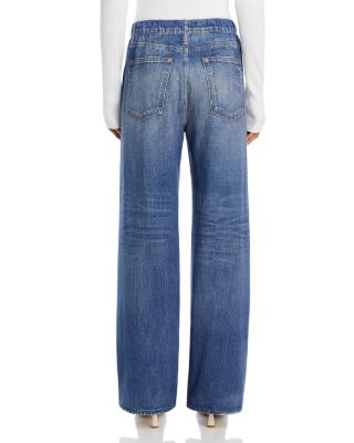 Miramar High Rise Wide Leg Cotton Terry Sweatpant Jeans