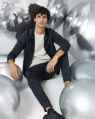 Corbet Quilted Crewneck Sweater