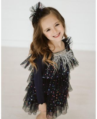 Girls Dot Layered Tutu Dress - Little Kid, Big Kid