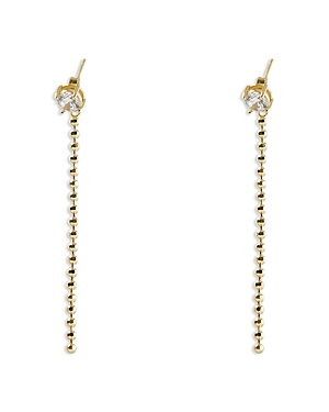 Argento Vivo Ball Chain Linear Earrings In Gold