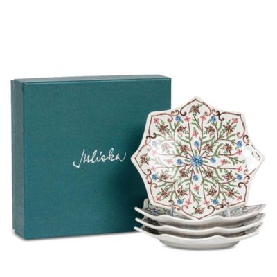 Villa Seville Scalloped Side/Cocktail Plate, Set of 4