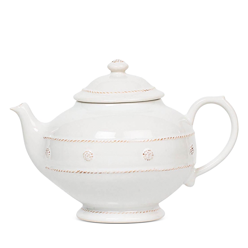 Juliska Berry & Thread Whitewash Teapot In Whitewash
