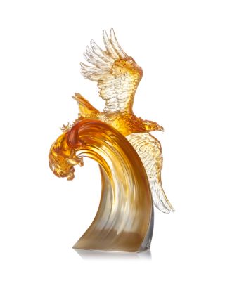 LIULI - Align Light Amplify Crystal Eagle Sculpture