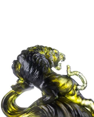 Roaring Into the Heavens Crystal Sculpture