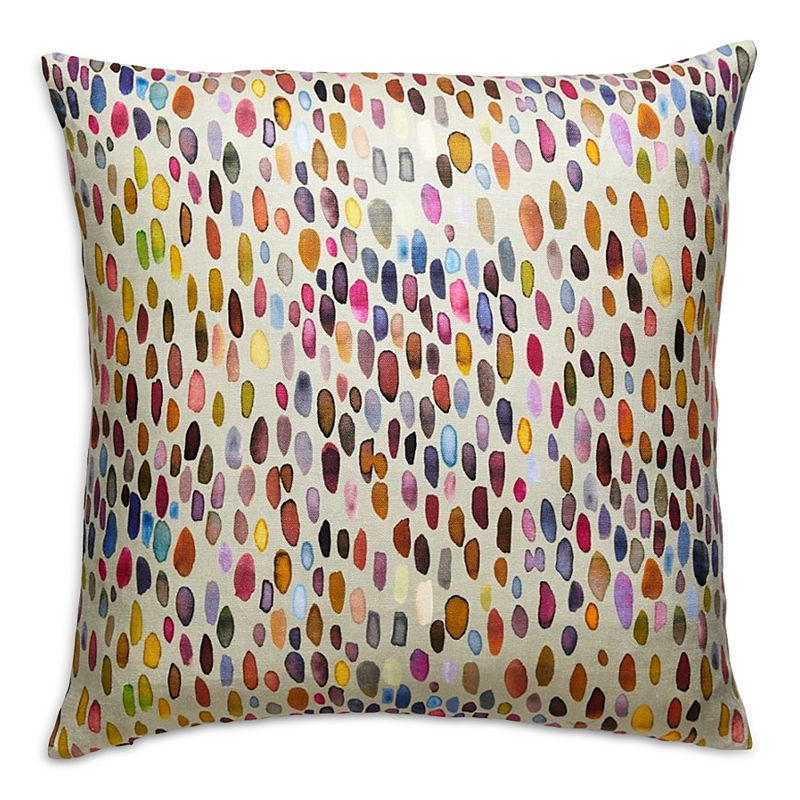 Scalamandre Jamboree Decorative Pillow, 22 X 22 In Magenta/multi