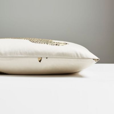 Leaping Cheetah Lumbar Decorative Pillow, 22" x 14"