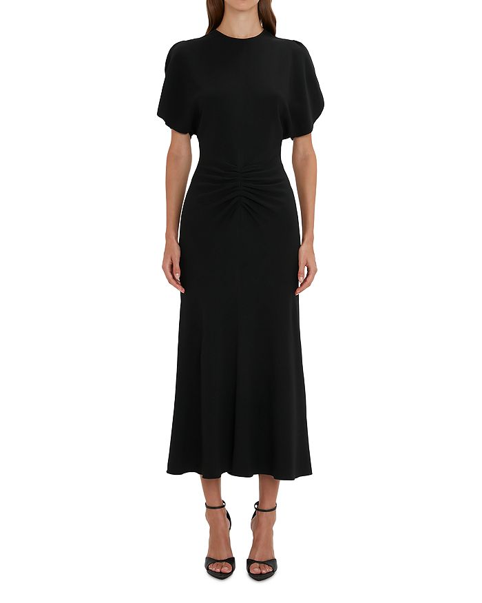 Victoria Beckham Petal Sleeve Midi Dress | Bloomingdale's