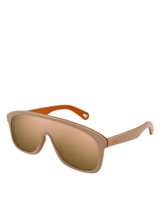 Chloé Women\'s Jasper Shield Navigator Sunglasses, 99mm CH0289S Chloé Pilot Sunglasses 003 Havana - eye-oo.com main image 3