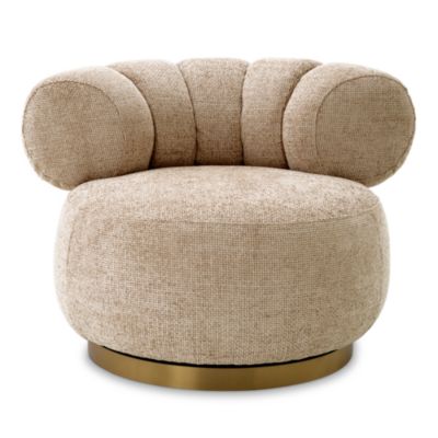 Phedra Fabric Swivel Chair